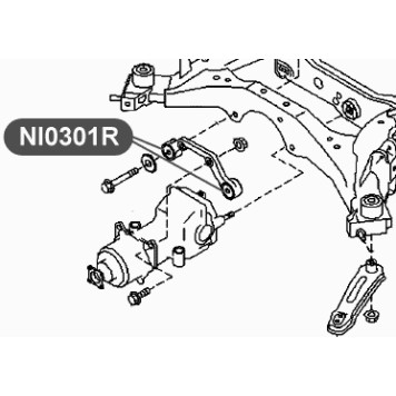 Сайлентблок опоры АКПП VTR NI0301R-1