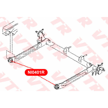 Сайлентблок балки задней подвески VTR NI0401R-1