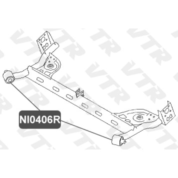 Cайлентблок балки задней подвески VTR NI0406R-1