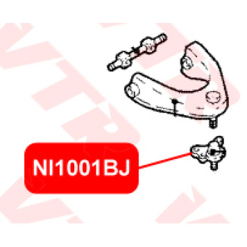 Опора шаровая верхнего рычага передней подвески VTR NI1001BJ-1