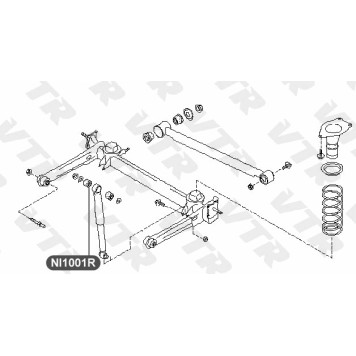 Втулка амортизатора задней подвески VTR NI1001R-1