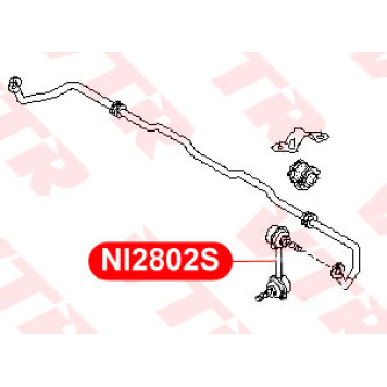 Тяга стабилизатора передней подвески, левая VTR NI2802S-1