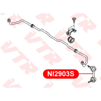 Тяга стабилизатора передней подвески, левая VTR NI2903S-1