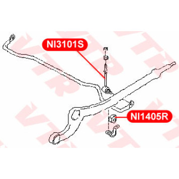 Тяга стабилизатора задней подвески VTR NI3101S-3