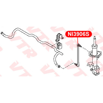 Тяга стабилизатора передней подвески VTR NI3906S-1