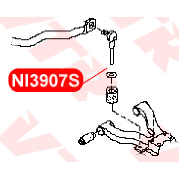 Тяга стабилизатора задней подвески VTR NI3907S-1
