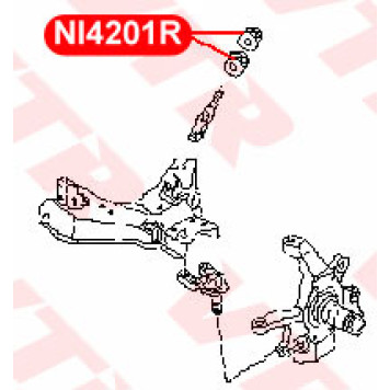 Сайлентблок рычага передней подвески VTR NI4201R-1
