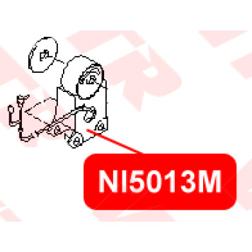 Подушка двигателя, правая VTR NI5013M-1