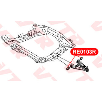 Сайлентблок нижнего рычага передней подвески VTR RE0103R-1