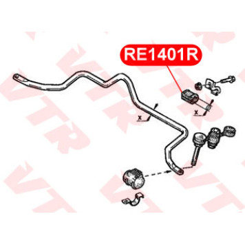 Втулка стабилизатора передней подвески VTR RE1401R-1