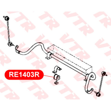 Втулка стабилизатора передней подвески VTR RE1403R-1