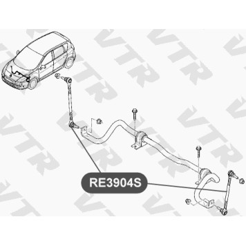 Тяга стабилизатора передней подвески VTR RE3904S-1