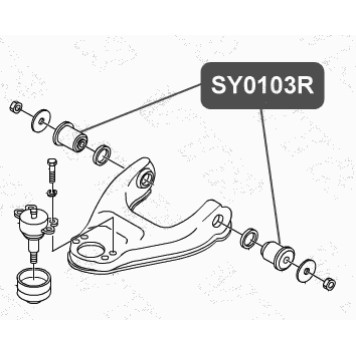 Cайлентблок верхнего рычага передней подвески VTR SY0103R-1