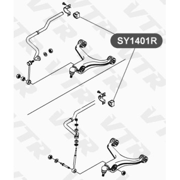 Втулка стабилизатора передней подвески VTR SY1401R-1