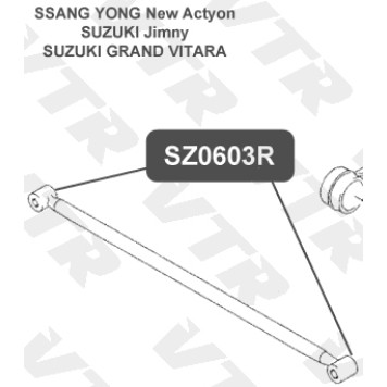 Сайлентблок поперечной тяги задней подвески VTR SZ0603R-1