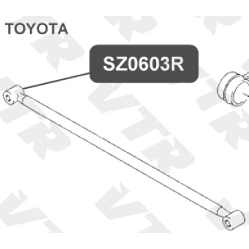 Сайлентблок поперечной тяги задней подвески VTR SZ0603R-2