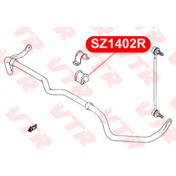 Втулка стабилизатора передней подвески VTR SZ1402R-1