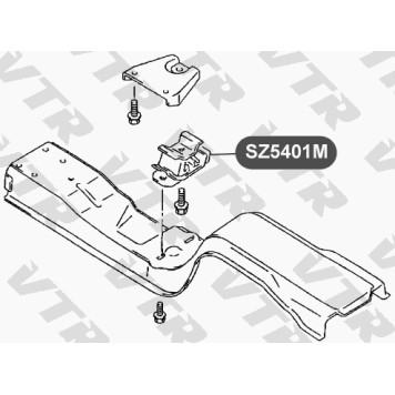 Подушка двигателя, задняя VTR SZ5401M-1