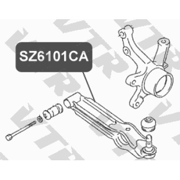 Рычаг передней подвески, нижний, поперечный VTR SZ6101CA-1