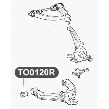 Сайлентблок нижнего рычага передней подвески VTR TO0120R-3