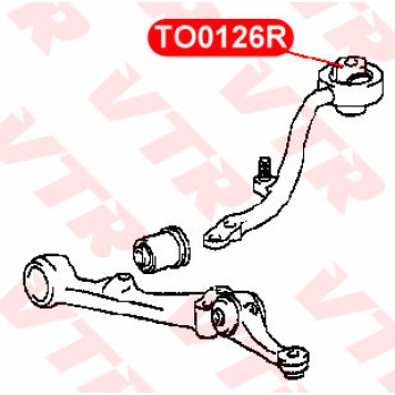Сайлентблок косого рычага передней подвески VTR TO0126R-1