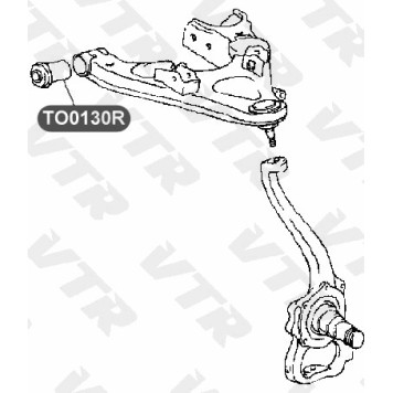Сайлентблок нижнего рычага передней подвески VTR TO0130R-1