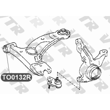 Сайлентблок нижнего рычага передней подвески, передний VTR TO0132R-1
