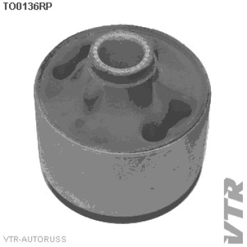 Сайлентблок полиуретановый нижнего рычага передней подвески, задний VTR TO0136RP