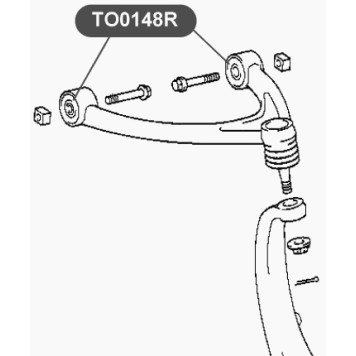 Сайлентблок верхнего рычага передней подвески VTR TO0148R-1