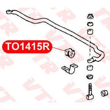 Втулка стабилизатора передней подвески VTR TO1415R-1