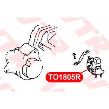 Сайлентблок правой подушки двигателя VTR TO1805R-1