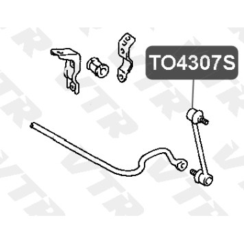 Тяга стабилизатора задней подвески VTR TO4307S-1