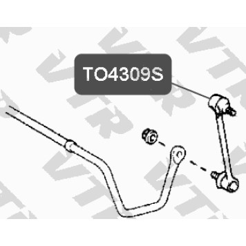 Тяга стабилизатора задней подвески VTR TO4309S-1