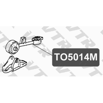 Подушка двигателя, верхняя VTR TO5014M-1