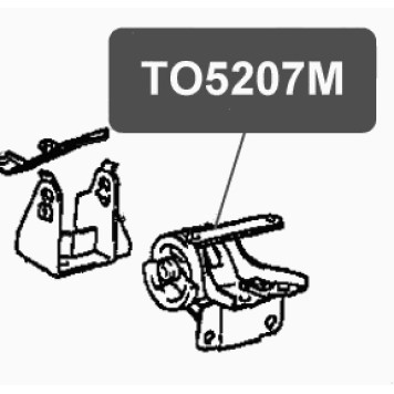 Подушка двигателя, левая VTR TO5207M-1
