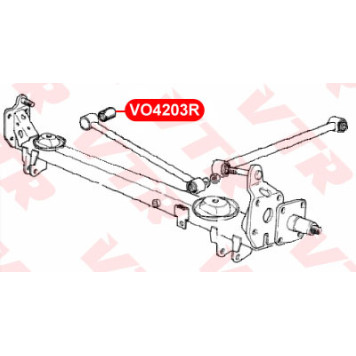 Сайлентблок поперечной тяги задней подвески, внутренний VTR VO4203R-1