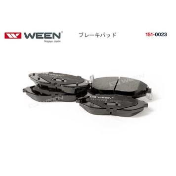 Тормозные колодки, дисковые, передние, CHEVROLET Spark (M300), (компл.), , <b>WEEN 151-0023</b>-1