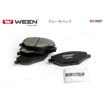 Тормозные колодки, дисковые, передние, VW Polo sedan, Polo (6R1, 6C1); SKODA Fabia IIIII, Rapid (NH3), (компл.), , <b>WEEN 151-0027</b>-1