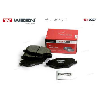 Тормозные колодки, дисковые, передние, VW Polo sedan, Polo (6R1, 6C1); SKODA Fabia IIIII, Rapid (NH3), (компл.), , <b>WEEN 151-0027</b>-2