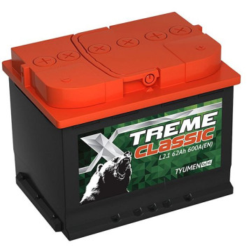 Аккумулятор X-treme CLASSIC 62Ач прямой (+ -) 6СТ62.1
