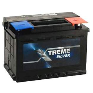Аккумулятор X-treme Silver (АКОМ) 62Ач обратный (- +) 6СТ62.0
