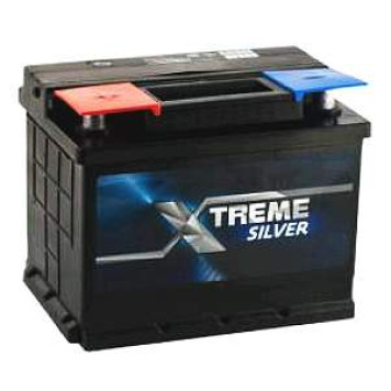 Аккумулятор X-treme Silver (АКОМ) 62Ач прямой (+ -) 6СТ62.1