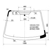 Стекло лобовое в клей SUZUKI SX4 / FIAT SEDICI 05- 4 / 5D <b>XYG 3363AGN LFW/X</b>