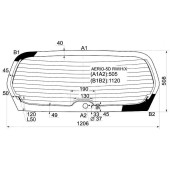 Стекло заднее (крышка багажника) с обогревом SUZUKI AERIO / LIANA 01-07 5D <b>XYG AERIO-5D RW/H/X</b>