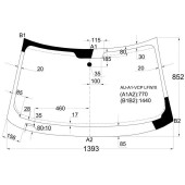 Стекло лобовое в клей AUDI A1 5D HBK 11-18 <b>XYG AU-A1-VCP LFW/X</b>
