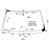 Стекло лобовое в клей AUDI A8 94-99 <b>XYG AUDIA8 LFW/X</b>