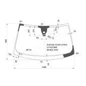 Стекло лобовое в клей AU Q5 08- <b>XYG AUDIQ5-VCSS LFW/X</b>