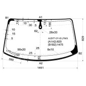 Стекло лобовое в клей AUDI TT 07- CPE <b>XYG AUDITT-07-VS LFW/X</b>