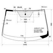 Стекло лобовое в клей TOYOTA VERSO 2009- <b>XYG AUR20-CP LFW/X</b>