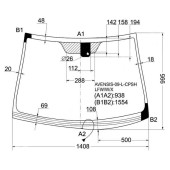 Стекло лобовое с обогревом щеток в клей TOYOTA AVENSIS 2009- 4 / 5D <b>XYG AVENSIS-09-L-CPSH LFW/W/X</b>